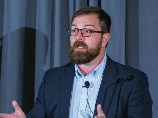 Jonathan Newman at the 2024 Supporters Summit